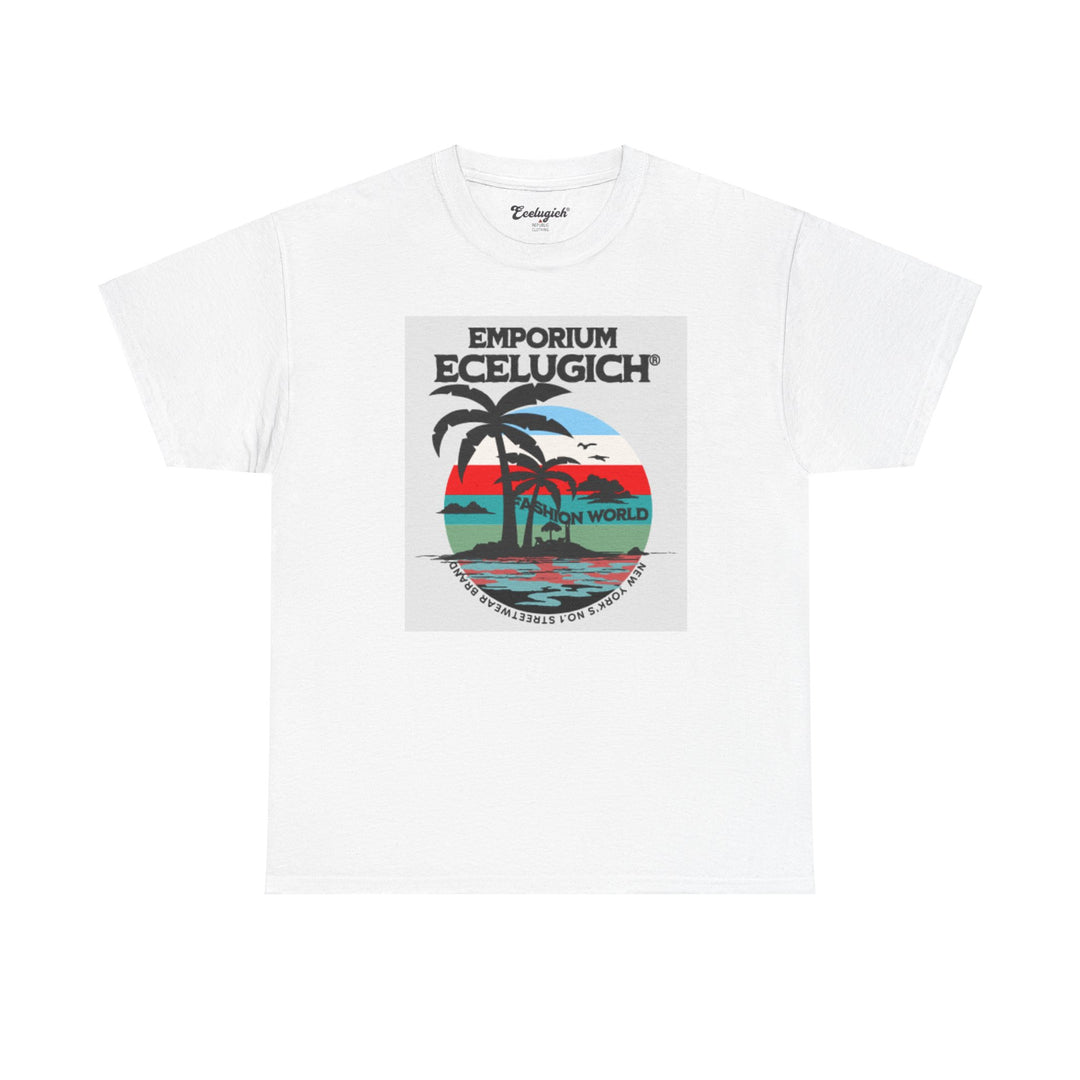 ECELUGICH Unisex Heavy Cotton Tee