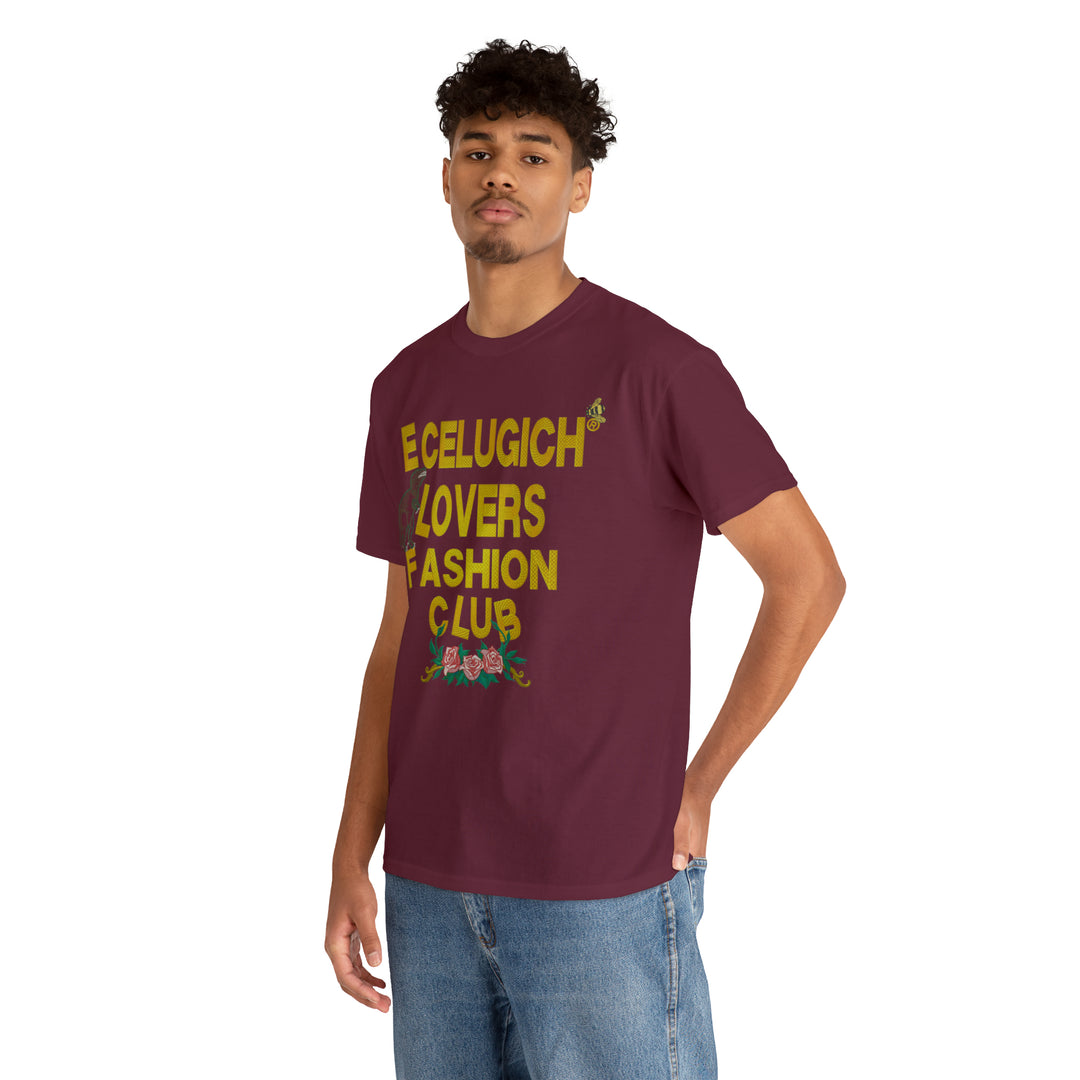 ECELUGICH Unisex Heavy Cotton Tee