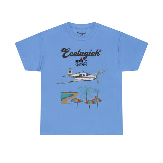 ECELUGICH Unisex Heavy Cotton Tee