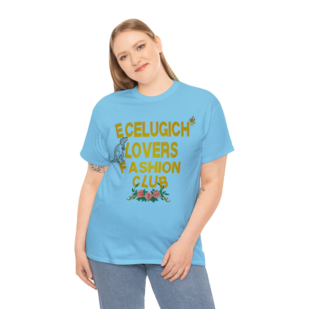 ECELUGICH Unisex Heavy Cotton Tee