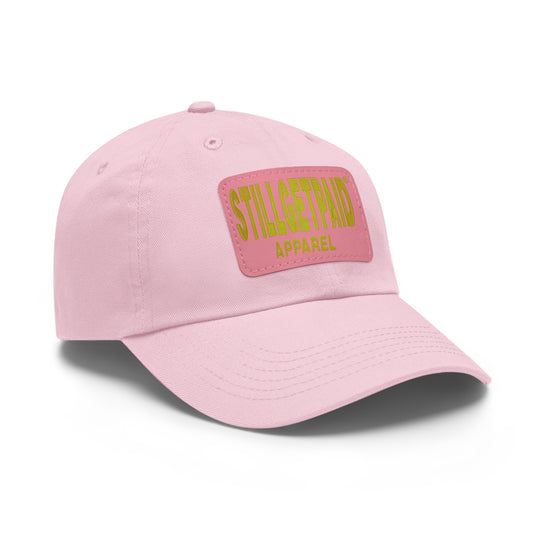 STILLGETPAID APPAREL Dad Hat with Leather Patch