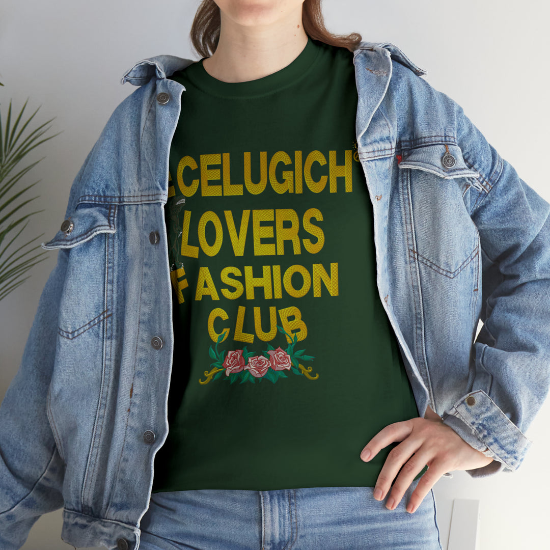 ECELUGICH Unisex Heavy Cotton Tee