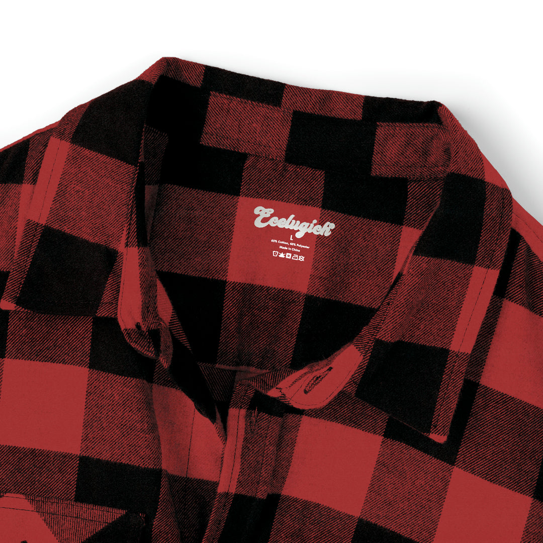 ECELUGICH Unisex Flannel Shirt