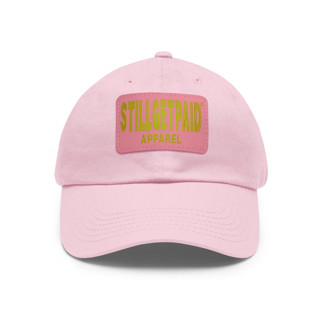 STILLGETPAID APPAREL Dad Hat with Leather Patch