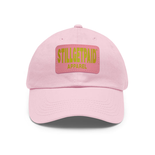 STILLGETPAID APPAREL Dad Hat with Leather Patch