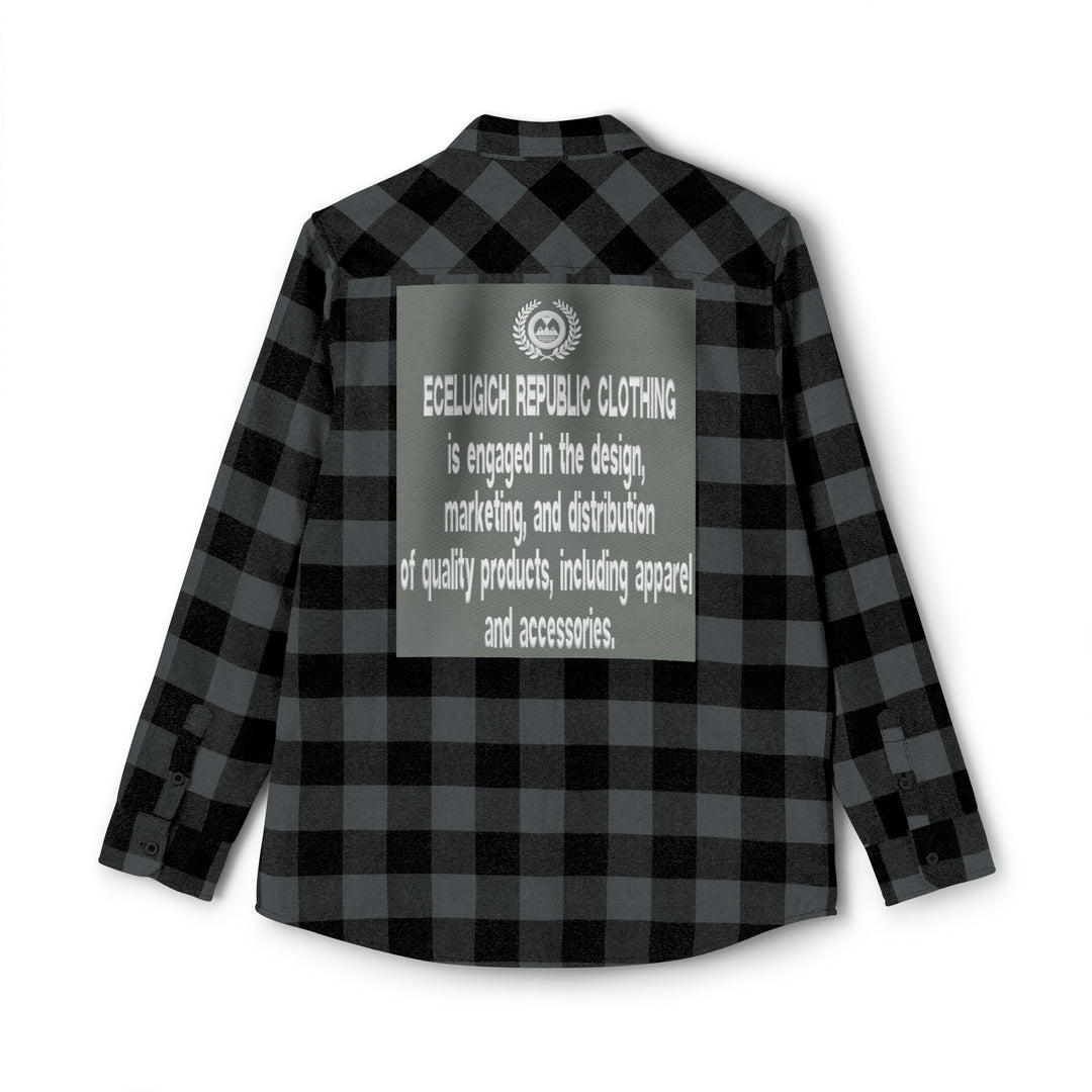 ECELUGICH Unisex Flannel Shirt