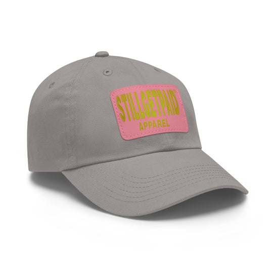 STILLGETPAID APPAREL Dad Hat with Leather Patch