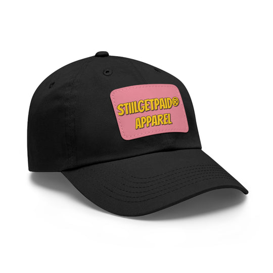 STILLGETPAID APPAREL Dad Hat with Leather Patch