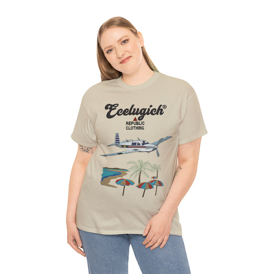 ECELUGICH Unisex Heavy Cotton Tee