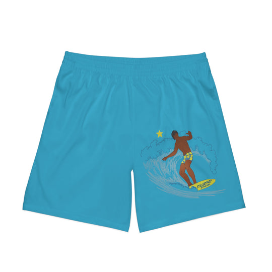 STILLGETPAID®️ APPAREL  Men's Elastic Beach Shorts