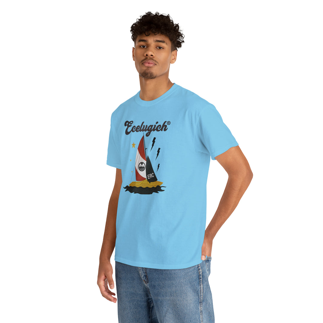 ECELUGICH Unisex Heavy Cotton Tee