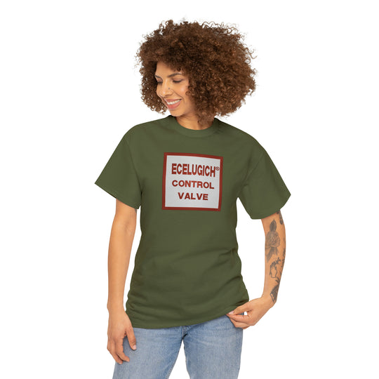 ECELUGICH Unisex Heavy Cotton Tee