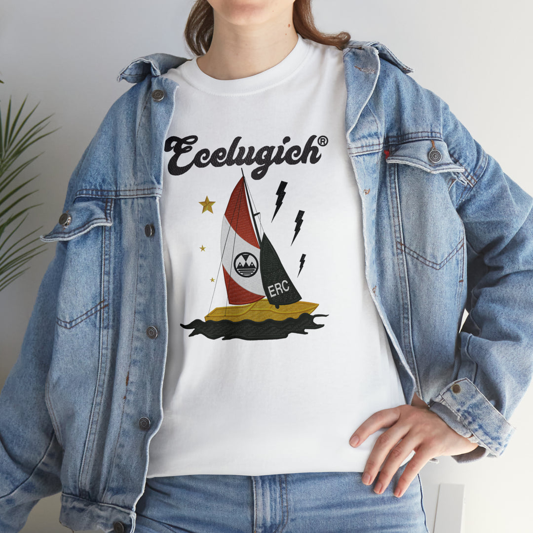 ECELUGICH Unisex Heavy Cotton Tee