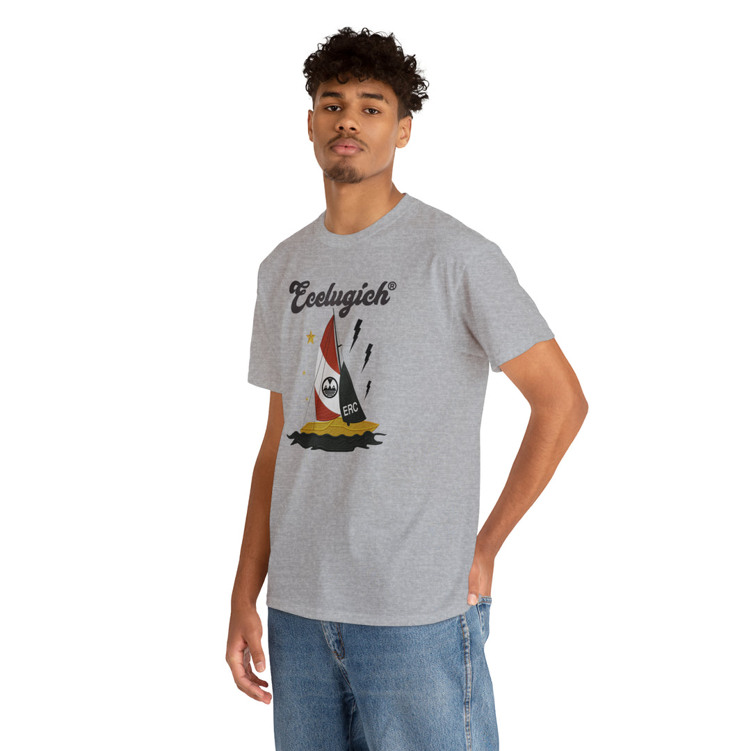 ECELUGICH Unisex Heavy Cotton Tee