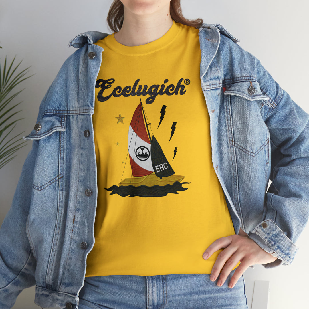 ECELUGICH Unisex Heavy Cotton Tee