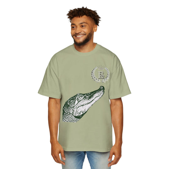 ECELUGICH® Men's Heavy Oversized Tee