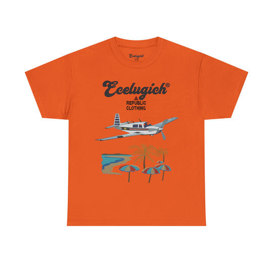 ECELUGICH Unisex Heavy Cotton Tee