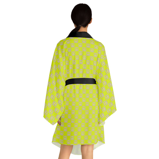 ECELUGICH Long Sleeve Kimono Robe (AOP)