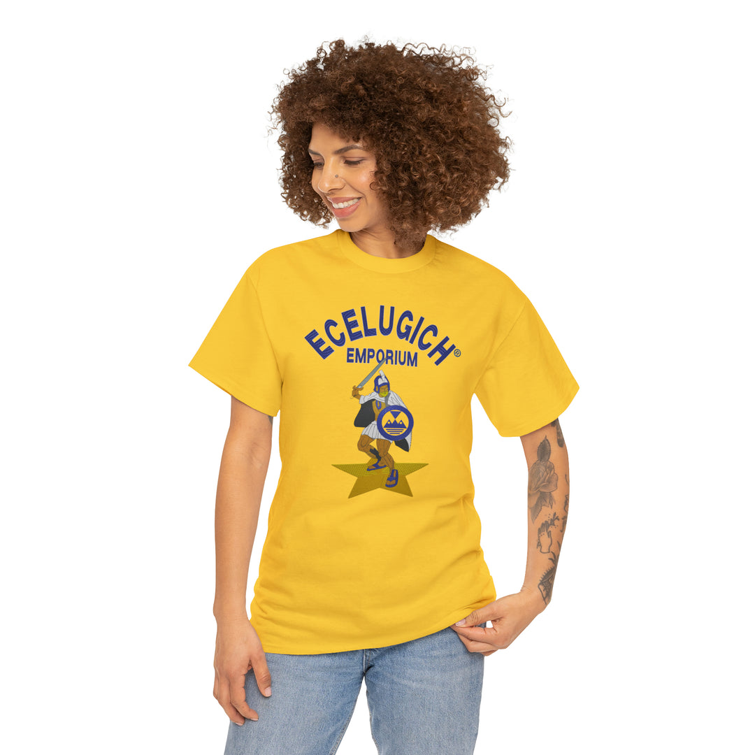 ECELUGICH Unisex Heavy Cotton Tee