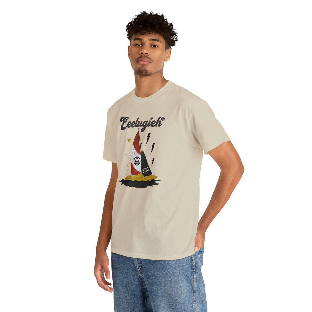 ECELUGICH Unisex Heavy Cotton Tee