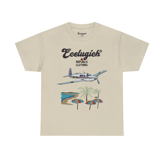 ECELUGICH Unisex Heavy Cotton Tee