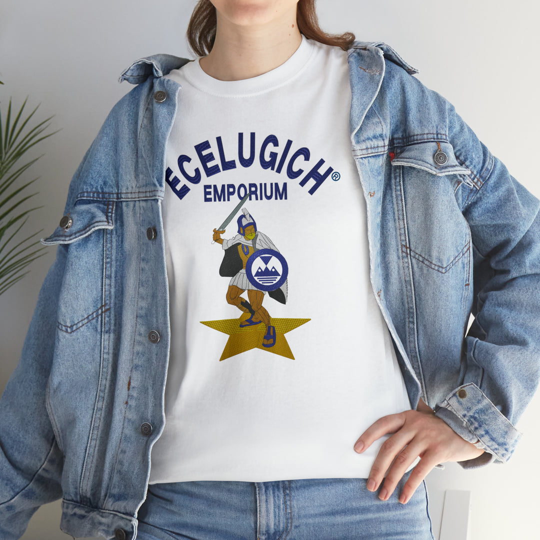 ECELUGICH Unisex Heavy Cotton Tee