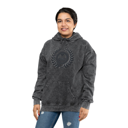 ECELUGICH Unisex Mineral Wash Hoodie