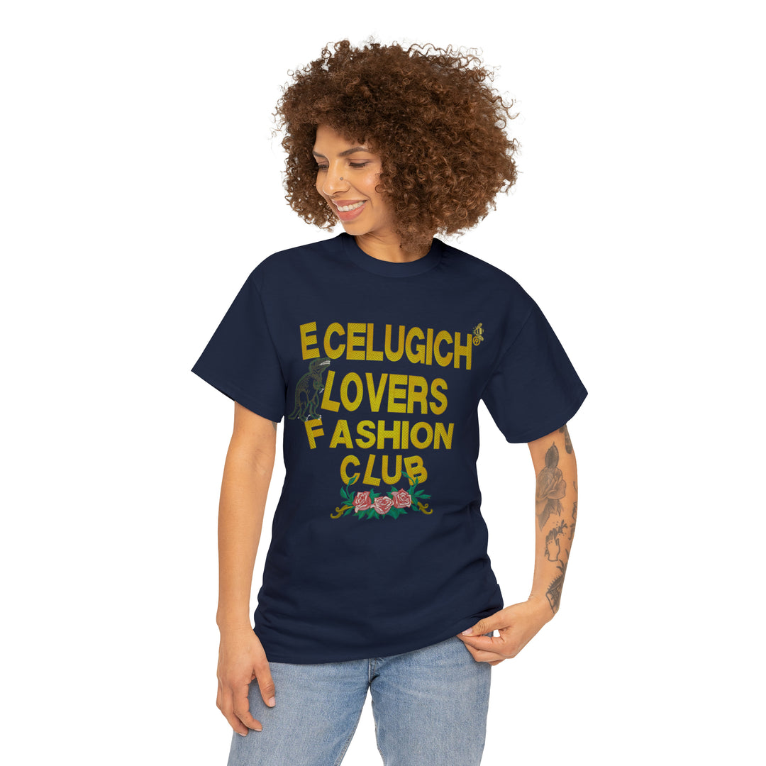 ECELUGICH Unisex Heavy Cotton Tee