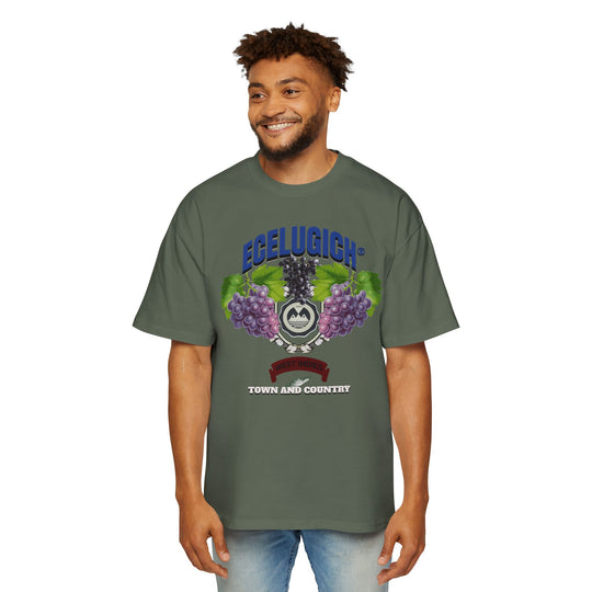 ECELUGICH® Men's Heavy Oversized Tee