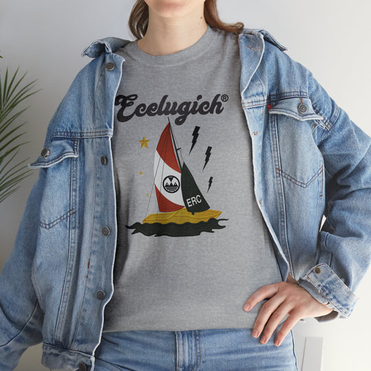 ECELUGICH Unisex Heavy Cotton Tee