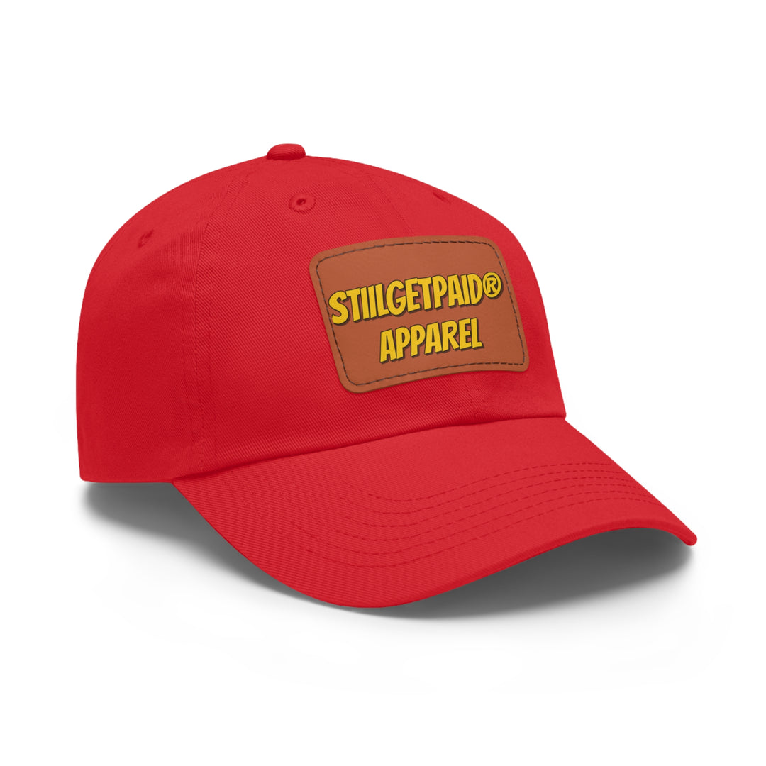 STILLGETPAID APPAREL Dad Hat with Leather Patch