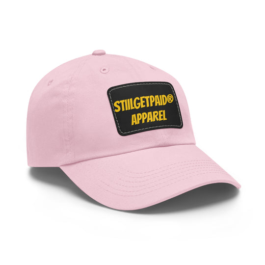 STILLGETPAID APPAREL Dad Hat with Leather Patch