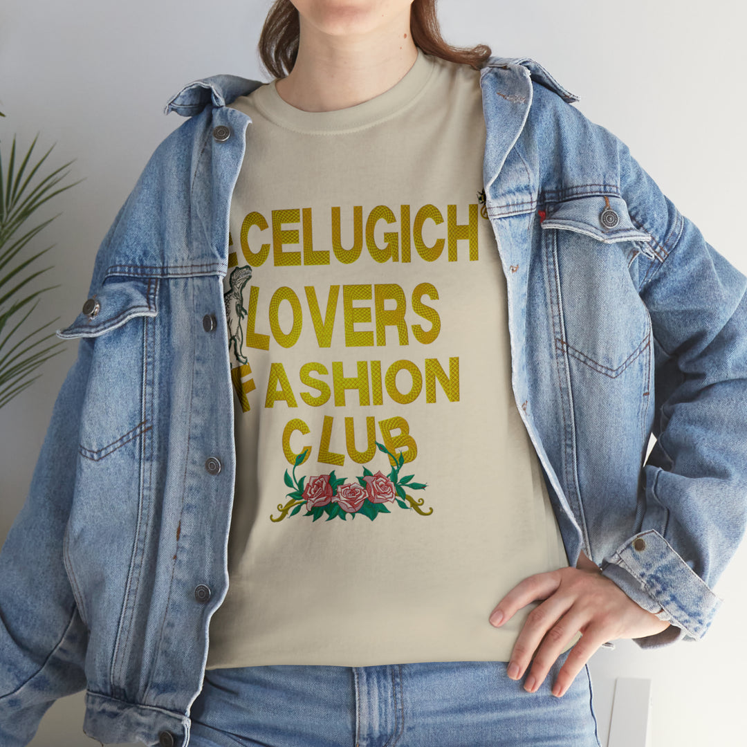 ECELUGICH Unisex Heavy Cotton Tee