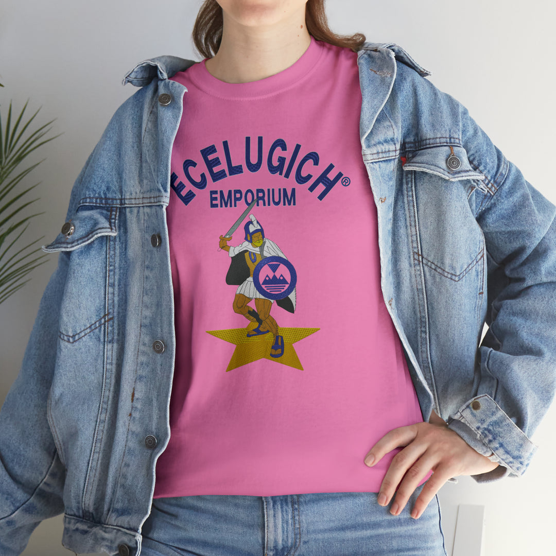 ECELUGICH Unisex Heavy Cotton Tee