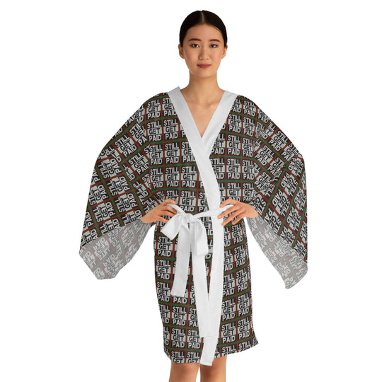 STILLGETPAID APPAREL Long Sleeve Kimono Robe