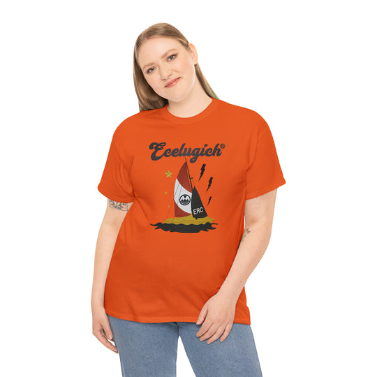 ECELUGICH Unisex Heavy Cotton Tee