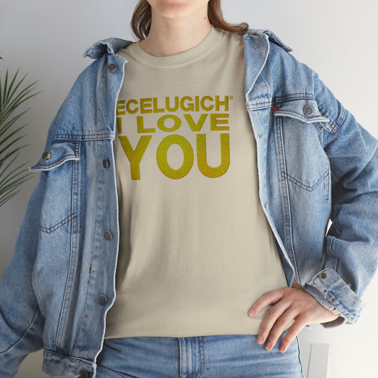 ECELUGICH Unisex Heavy Cotton Tee