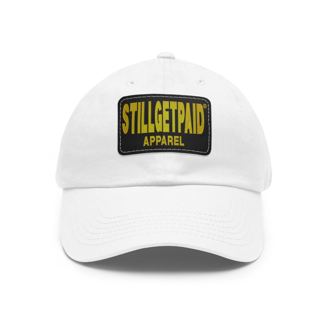 STILLGETPAID APPAREL Dad Hat with Leather Patch