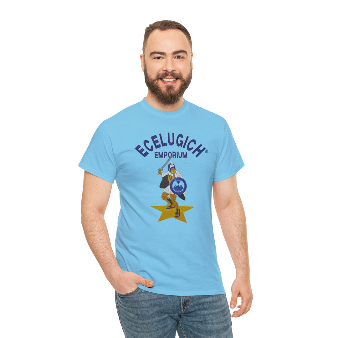 ECELUGICH Unisex Heavy Cotton Tee