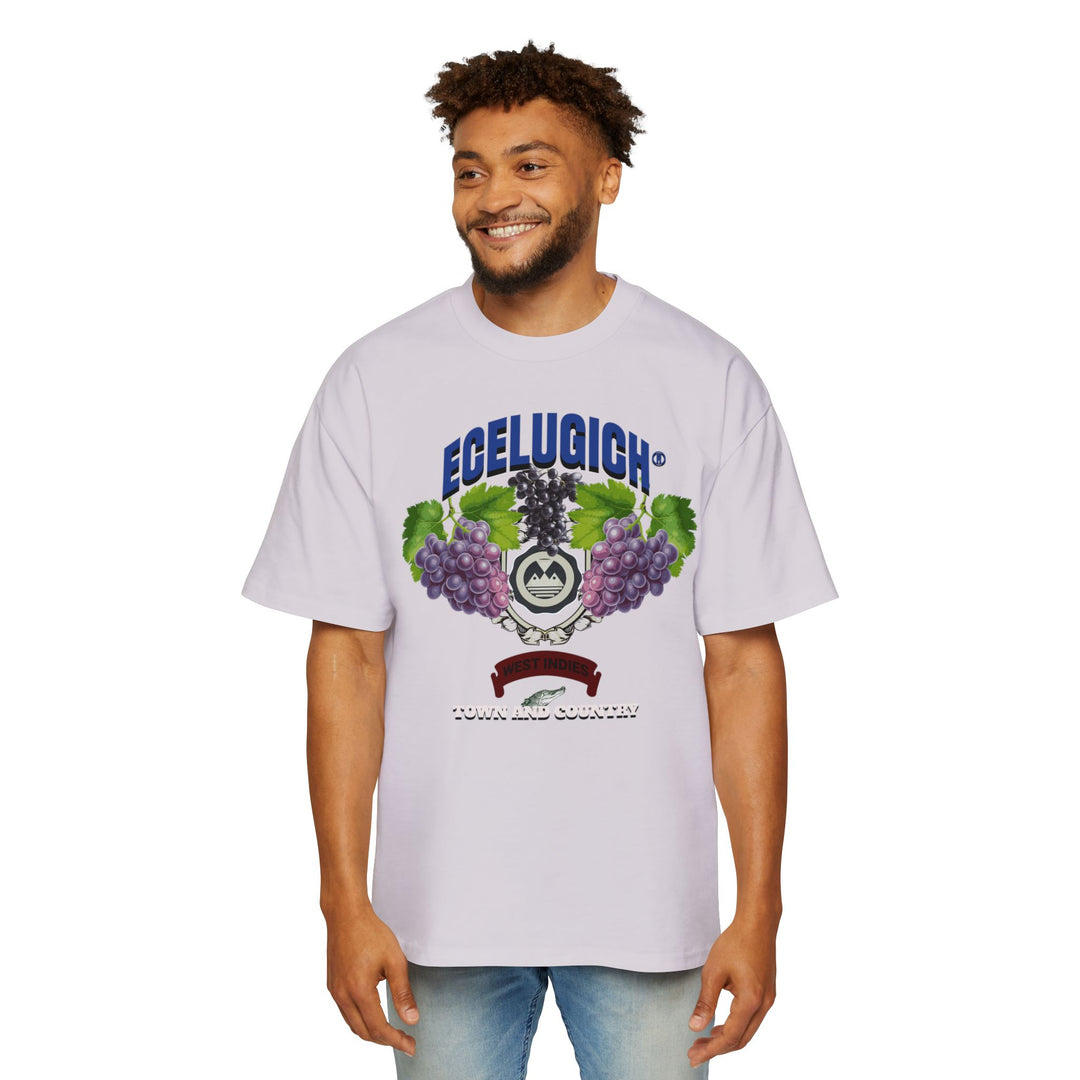 ECELUGICH® Men's Heavy Oversized Tee