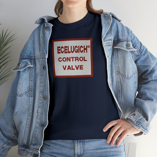 ECELUGICH Unisex Heavy Cotton Tee