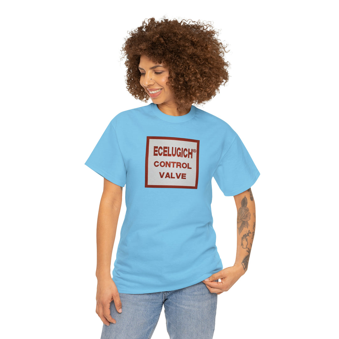 ECELUGICH Unisex Heavy Cotton Tee