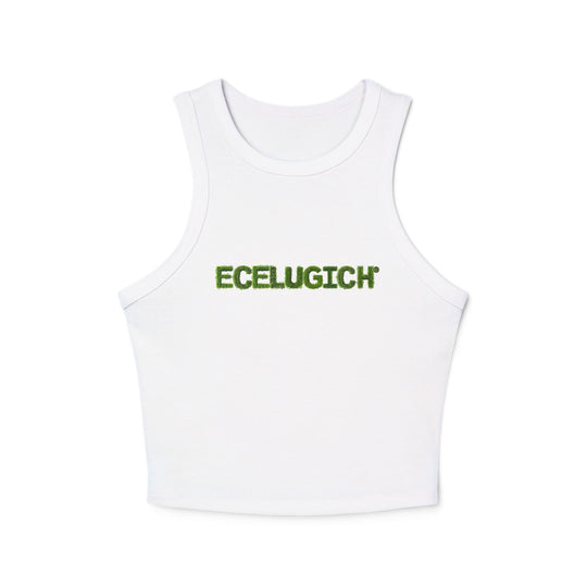 ECELUGICH® Women's Micro Rib Racer Tank Top