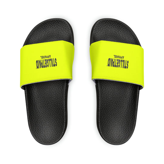 STILLGETPAID APPAREL Women's PU Slide Sandals