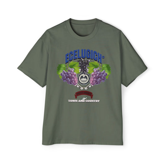 ECELUGICH® Men's Heavy Oversized Tee