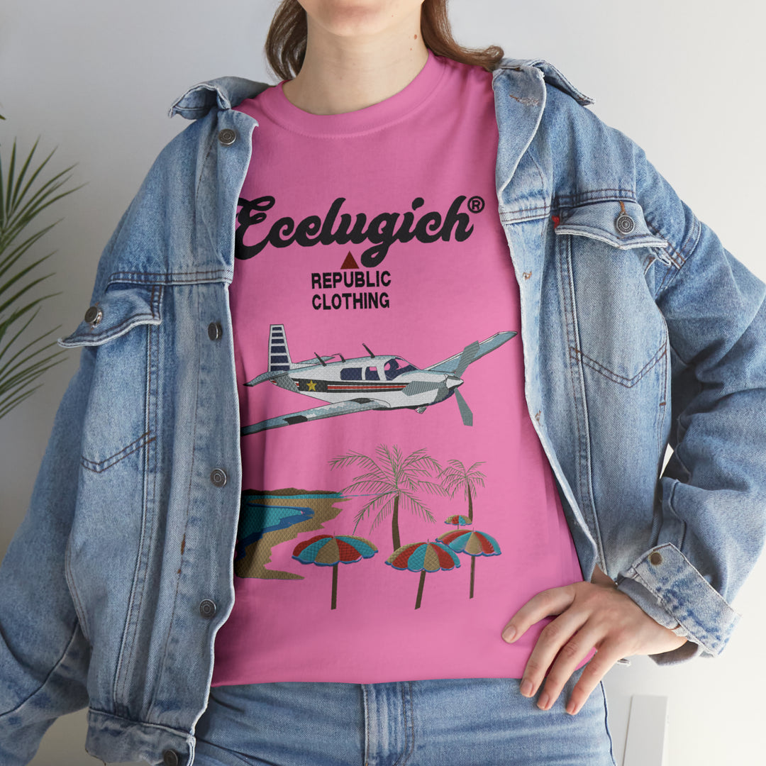 ECELUGICH Unisex Heavy Cotton Tee