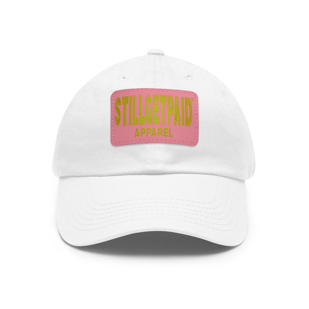 STILLGETPAID APPAREL Dad Hat with Leather Patch