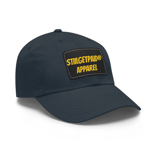 STILLGETPAID APPAREL Dad Hat with Leather Patch