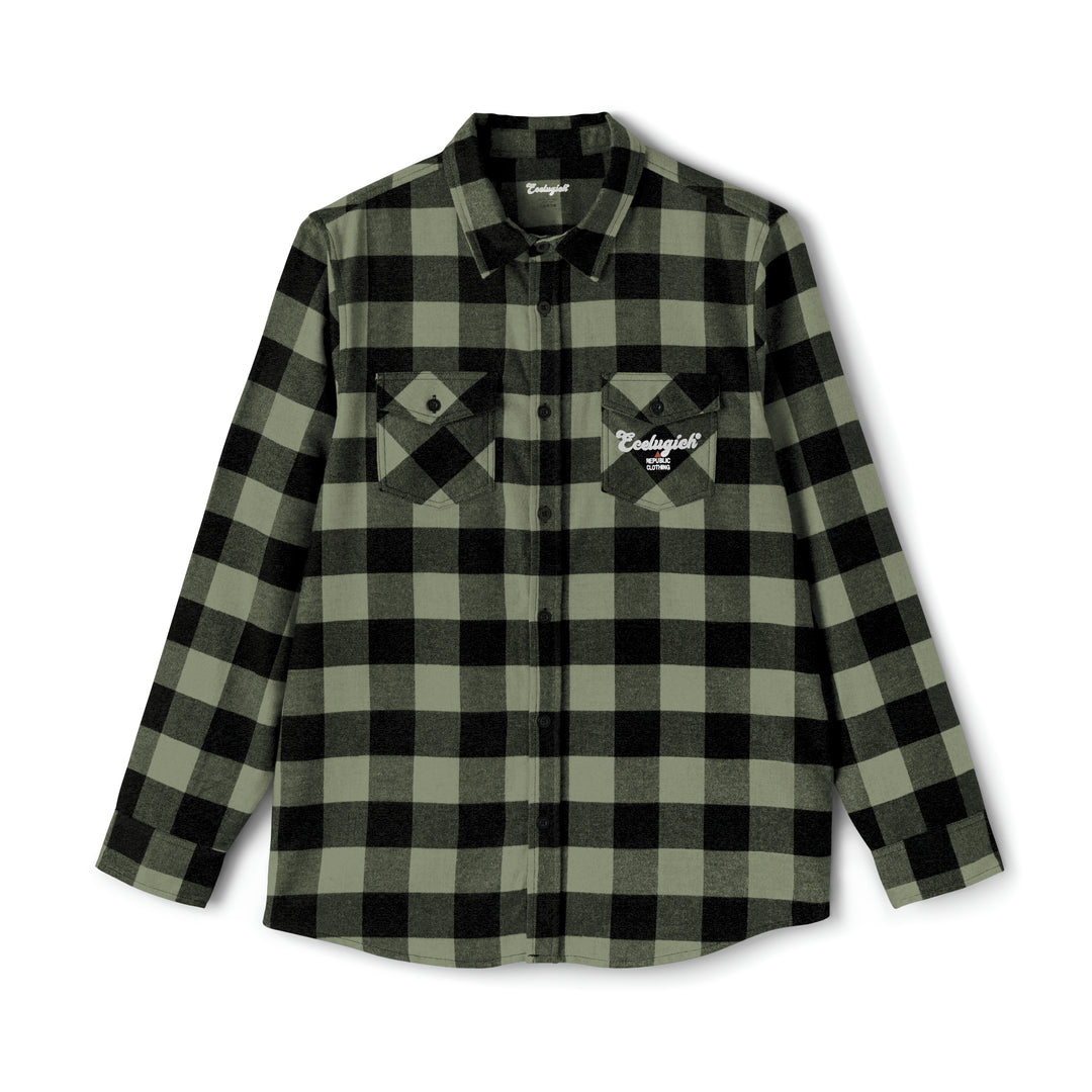 ECELUGICH Unisex Flannel Shirt