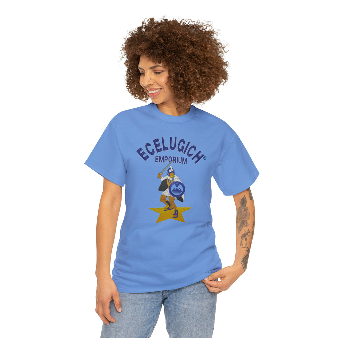 ECELUGICH Unisex Heavy Cotton Tee